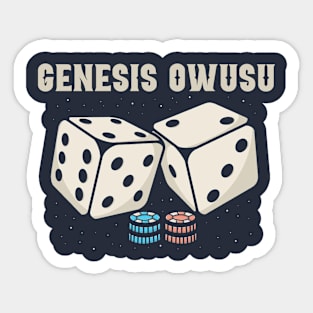 Dice Genesis Owusu Sticker